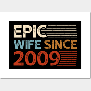 Epic Wife Since 2009 Posters and Art